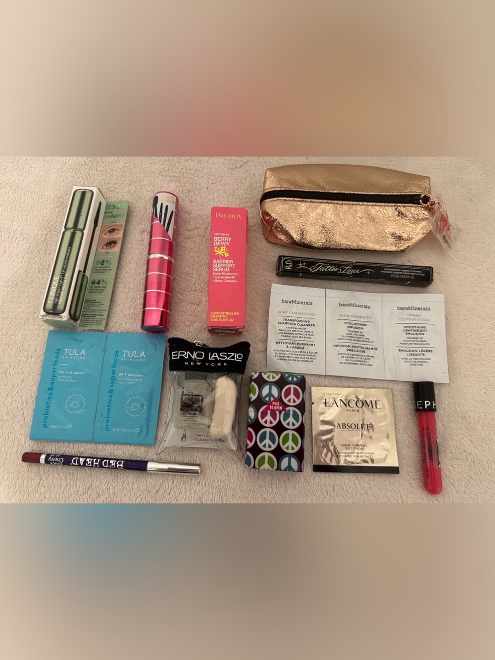 LUXURY MAKE UP BUNDLE! CLINIQUE MAC KVD SEPHORA LANCÔME PACIFICA BRAND NEW!!!